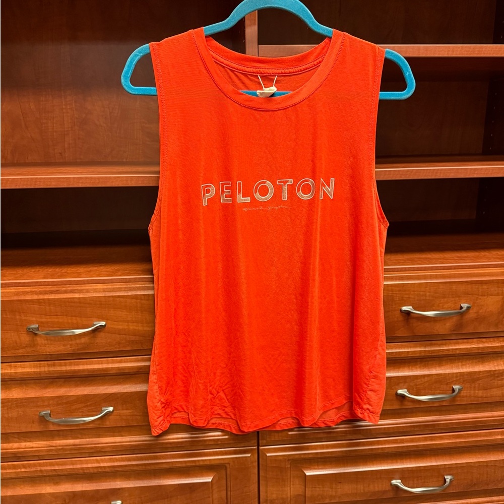Peloton Orange Athletic Top
